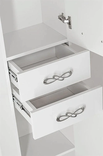 Шкаф-пенал Style Line Венеция 36 (2 ящика) белый ЛС-00000265 Шкаф-пенал Style Line Венеция 36 (2 ящика) белый ЛС-00000265