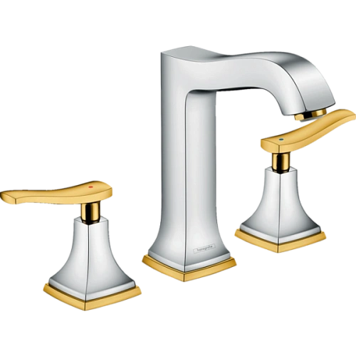 Смеситель для раковины Hansgrohe Metropol Classic 31331090, хром/под золото Смеситель для раковины Hansgrohe Metropol Classic 31331090, хром/под золото