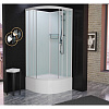 Душевая кабина Frank F409/2 М White без крыши белый профиль матовое стекло 90x90 20033 Душевая кабина Frank F409/2 М White без крыши белый профиль матовое стекло 90x90 20033