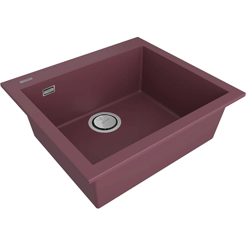 Кухонная мойка Paulmark DECORATION 56 PM935650-ME, MERLOT, 560х500 мм Кухонная мойка Paulmark DECORATION 56 PM935650-ME, MERLOT, 560х500 мм