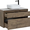 Тумба под раковину Aquanet Nova Lite 100 дуб рустикальный (2 ящика) 00249521 Тумба под раковину Aquanet Nova Lite 100 дуб рустикальный (2 ящика) 00249521