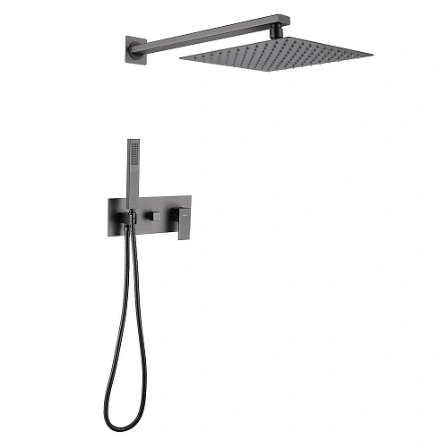 Душевая система ABBER Daheim AF8218NG скрытого монтажа без излива, никель Душевая система ABBER Daheim AF8218NG скрытого монтажа без излива, никель