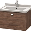Тумба под раковину Duravit Brioso BR404101021 подвесная 67 см Орех темный Тумба под раковину Duravit Brioso BR404101021 подвесная 67 см Орех темный