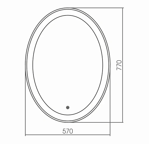 Зеркало GROSSMAN GALAXY (570x770) с сенсорным выключателем 857770 Зеркало GROSSMAN GALAXY (570x770) с сенсорным выключателем 857770