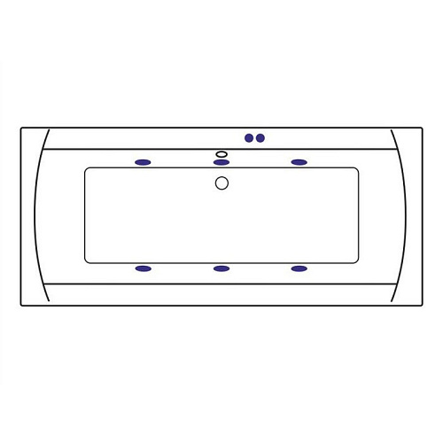 Акриловая ванна EXCELLENT Aquaria Lux 180x80 SOFT хром WAEX.AQU18.SOFT Акриловая ванна EXCELLENT Aquaria Lux 180x80 SOFT хром WAEX.AQU18.SOFT