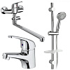 Комплект смесителей Paini Creta KIT3 42CRKIT3_119 с длинным изливом