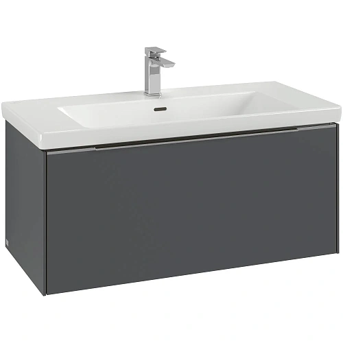 Тумба под раковину Villeroy & Boch Subway 3.0 Graphite / Graphite C56902VR Тумба под раковину Villeroy & Boch Subway 3.0 Graphite / Graphite C56902VR