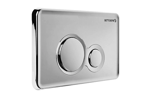 Клавиша смыва BETTOSERB DUO 40006463 хром матовый/хром Клавиша смыва BETTOSERB DUO 40006463 хром матовый/хром