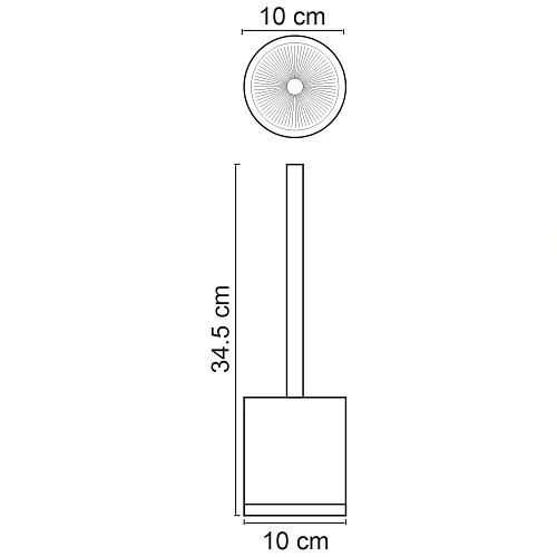 Ершик для унитаза WasserKRAFT Lopau K-3327 серый Ершик для унитаза WasserKRAFT Lopau K-3327 серый