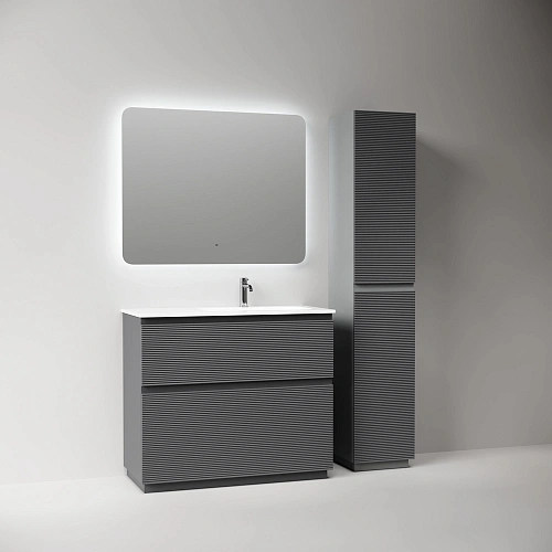 Тумба под раковину SANCOS Folk Floor FL100FRGS правая 995х445х850 Grey soft, напольная Тумба под раковину SANCOS Folk Floor FL100FRGS правая 995х445х850 Grey soft, напольная