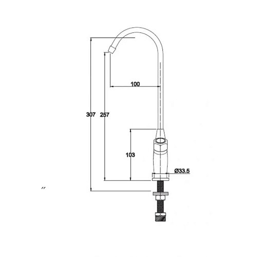 Кран для питьевой воды Kaiser Mono P002 Кран для питьевой воды Kaiser Mono P002