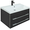 Тумба под раковину Aquanet Верона 75 New черный матовый 00272427 Тумба под раковину Aquanet Верона 75 New черный матовый 00272427