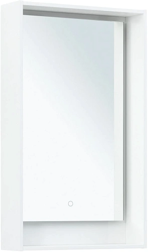 Зеркало Aquanet Милан 50 белый глянец 00336390 Зеркало Aquanet Милан 50 белый глянец 00336390