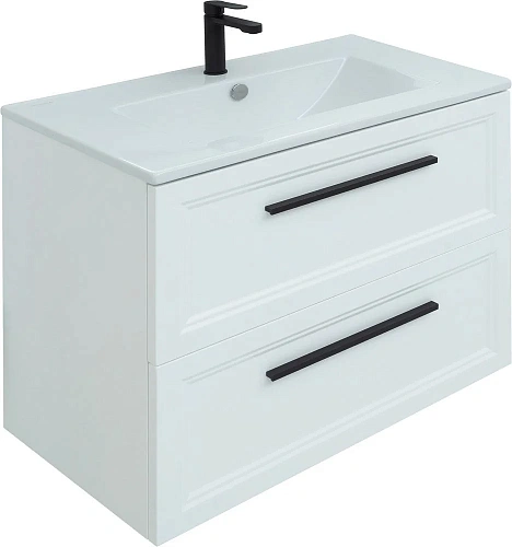 Тумба с раковиной STWORKI Эстерсунд 75 белая матовая 440912 Тумба с раковиной STWORKI Эстерсунд 75 белая матовая 440912