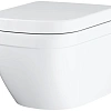 Унитаз подвесной GROHE Euro Ceramic (39554000) с сиденьем альпин-белый Унитаз подвесной GROHE Euro Ceramic (39554000) с сиденьем альпин-белый