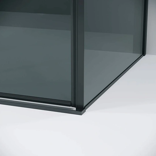 Боковая стенка GROSSMAN Galaxy 200.K33.01.90.21.10 (90x195) черный матовый, стекло тонированное Боковая стенка GROSSMAN Galaxy 200.K33.01.90.21.10 (90x195) черный матовый, стекло тонированное