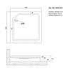 Душевой поддон Niagara Nova NG-100-100Q RUS (100x100x17) квадратная 1001001QRUS Душевой поддон Niagara Nova NG-100-100Q RUS (100x100x17) квадратная 1001001QRUS