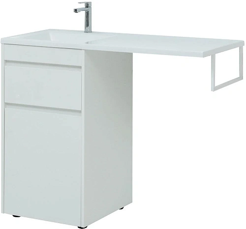 Тумба под раковину Aquanet Токио 58 белый (напольная, 1 ящик) 00239290 Тумба под раковину Aquanet Токио 58 белый (напольная, 1 ящик) 00239290
