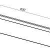 Полка Aquanet Магнум Н 60x12 белая матовая 00341538 Полка Aquanet Магнум Н 60x12 белая матовая 00341538