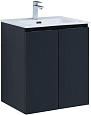 Тумба под раковину Aquanet Алвита New 60 2 дверцы, антрацит 00277523 Тумба под раковину Aquanet Алвита New 60 2 дверцы, антрацит 00277523