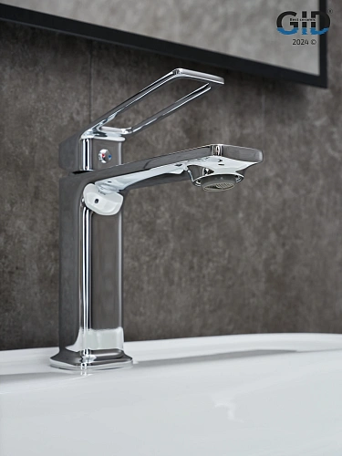 Смеситель для раковины Gid Niagara L057-CH-K L057CHK хром Смеситель для раковины Gid Niagara L057-CH-K L057CHK хром