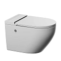 Унитаз подвесной ABBER Bequem AC1126P белый с импульсным смывом Унитаз подвесной ABBER Bequem AC1126P белый с импульсным смывом