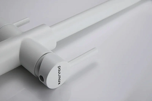 Смеситель для кухни Paulmark LANGE белый матовый La214212-WH Смеситель для кухни Paulmark LANGE белый матовый La214212-WH