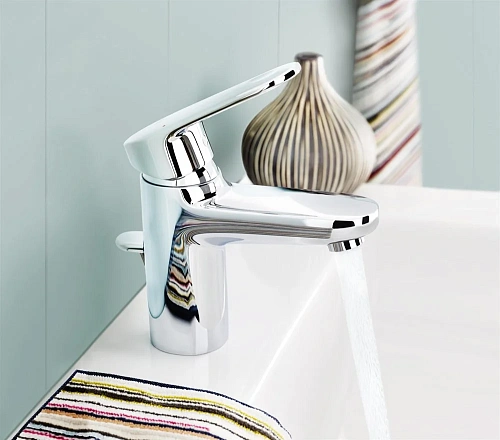 Смеситель для раковины GROHE Europlus, хром (33163002) Смеситель для раковины GROHE Europlus, хром (33163002)
