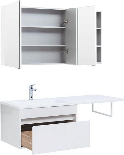 Тумба под раковину Aquanet Токио 68 белый (подвесная, 1 ящик) 00236917 Тумба под раковину Aquanet Токио 68 белый (подвесная, 1 ящик) 00236917