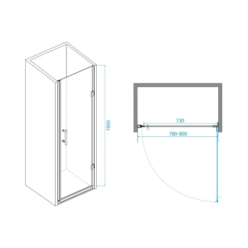 Душевая дверь RGW Passage PA-06B 41080608-14 Душевая дверь RGW Passage PA-06B 41080608-14