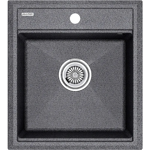 Кухонная мойка Paulmark STEPIA 45 PM114651-DG, графит, 460х510 Кухонная мойка Paulmark STEPIA 45 PM114651-DG, графит, 460х510