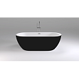 Детальная картинка товара «ванна отдельностоящая black&amp;white sb105 black акриловая 105sbbl»