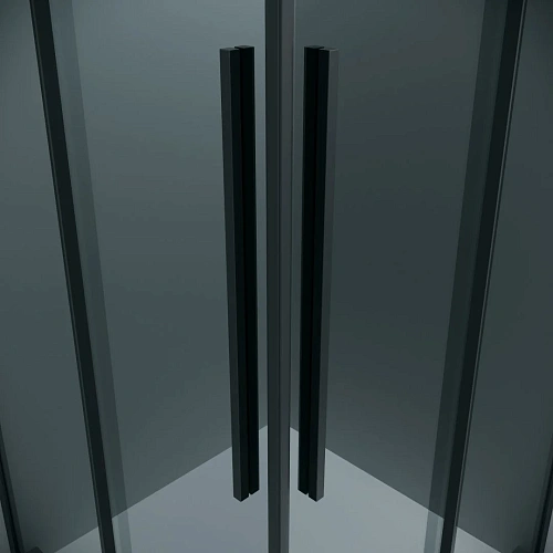 Душевая дверь GROSSMAN Galaxy 1/2.K33.01.12.21.10 (120x195) черный матовый, стекло тонированное Душевая дверь GROSSMAN Galaxy 1/2.K33.01.12.21.10 (120x195) черный матовый, стекло тонированное