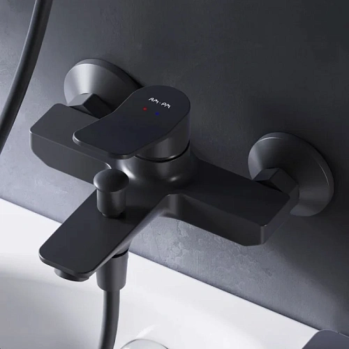 Смеситель для ванны AM.PM X-Joy F85A10022 черный Смеситель для ванны AM.PM X-Joy F85A10022 черный