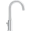 Смеситель для раковины GROHE BauCurve со сливным гарнитуром, L-Size, хром (23090000) Смеситель для раковины GROHE BauCurve со сливным гарнитуром, L-Size, хром (23090000)