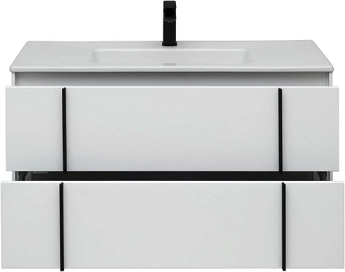 Тумба под раковину Allen Brau Reality 100 1.32007.WM белый матовый Тумба под раковину Allen Brau Reality 100 1.32007.WM белый матовый