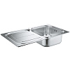 Картинка анонса товара «кухонная мойка grohe k300 из нержавеющей стали с корзинчатым вентилем, 31563sd0, левая/правая»