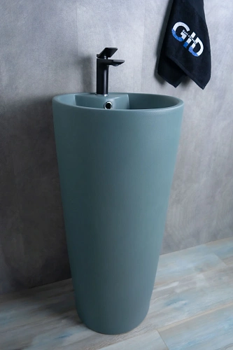 Раковина Gid Nb131gm 81116 напольная зеленая хаки 40x40x84 Раковина Gid Nb131gm 81116 напольная зеленая хаки 40x40x84