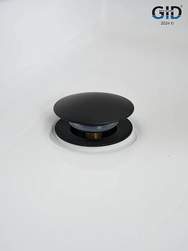Донный клапан Gid универсальный G-59BM 76605K черный матовый 7x7x10 Донный клапан Gid универсальный G-59BM 76605K черный матовый 7x7x10
