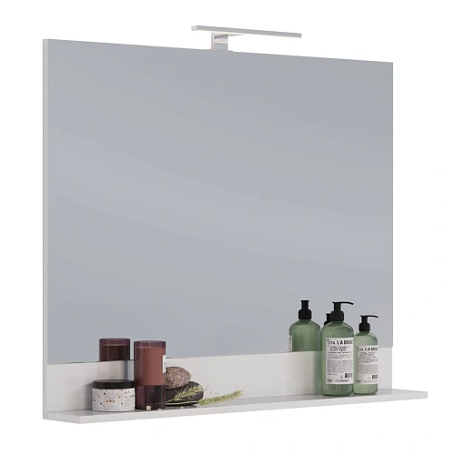 Зеркало Lemark ROMANCE 100 см с полкой, белый LM07R100Z Зеркало Lemark ROMANCE 100 см с полкой, белый LM07R100Z