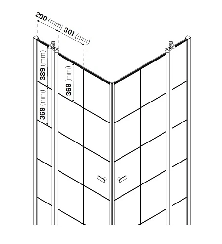 Душевой уголок NEW TRENDY NEW SOLEO BLACK 90x90x195 K-0580 (черный) Душевой уголок NEW TRENDY NEW SOLEO BLACK 90x90x195 K-0580 (черный)