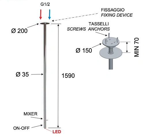 Смеситель для раковины Remer X Style NR17 Смеситель для раковины Remer X Style NR17