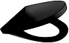 Картинка анонса товара «крышка-сиденье roca victoria nord soft close black edition zru9000103 с микролифтом, петли хром»