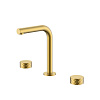 Смеситель для раковины Boheme Stick 152-MG DIAMOND на 3 отверстия Matt Gold