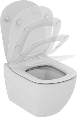 Унитаз подвесной Ideal Standard TESI Rimless T355101 с сиденьем Унитаз подвесной Ideal Standard TESI Rimless T355101 с сиденьем