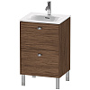 Картинка анонса товара «тумба под раковину duravit brioso br450901021 напольная 52 см орех темный»