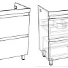 Тумба под раковину Corozo напольная Альтаир 120, 2 ящ., Мадлен 120 SD-00000500 Тумба под раковину Corozo напольная Альтаир 120, 2 ящ., Мадлен 120 SD-00000500