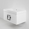 Тумба с раковиной La Fenice Cubo Bianco 80 NFNC-01-CUB-B-80-3-80 белая матовая, ручка черная Тумба с раковиной La Fenice Cubo Bianco 80 NFNC-01-CUB-B-80-3-80 белая матовая, ручка черная