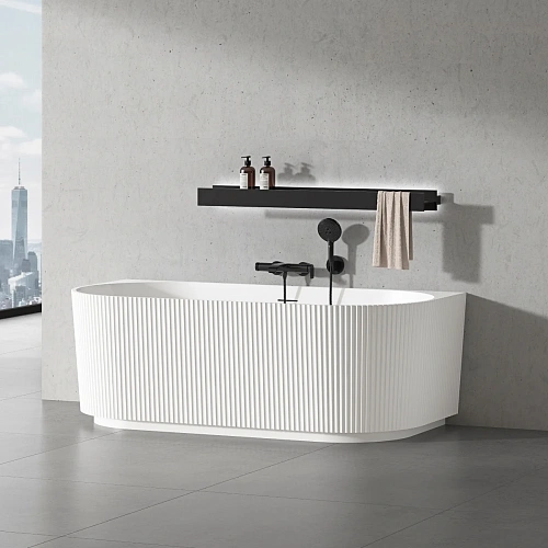 Акриловая ванна Vincea VBT-706-1700 1700x800x585, белая, щелевой перелив, слив белый Акриловая ванна Vincea VBT-706-1700 1700x800x585, белая, щелевой перелив, слив белый