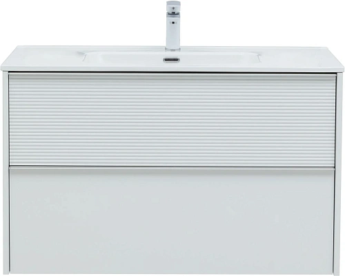 Тумба под раковину Aquanet Вита 100 белый матовый 00330474 подвесная Тумба под раковину Aquanet Вита 100 белый матовый 00330474 подвесная
